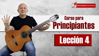 Curso de guitarra para principiantes Lección 4 ACORDES MENORES [upl. by Beebe556]