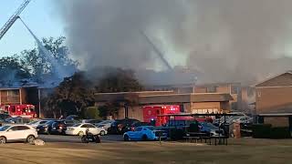 Copperas Cove apartment fire [upl. by Korry123]