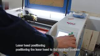 4060 Operating Video for Laser Cutter with Ruida Board [upl. by Anyzratak]