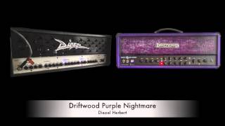 Metal amp clip Driftwood Purple Nightmare mixed with Diezel Herbert [upl. by Noxin]