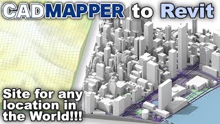 Topography for any Site with CADmapper  Revit Tutorial [upl. by Nils]