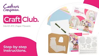 Monthly Craft club 13 Paper Flowers [upl. by Matthia]