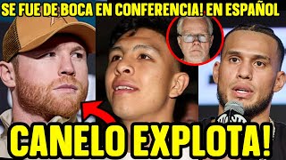 IRRECONOCIBLE CANELO PROMETE NOQUEAR A MUNGUIA Y EXPLOTA POR BENAVIDEZ quotNO SE LA VAN A SACAR NUNCAquot [upl. by Nois]