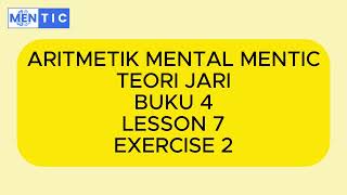 TEORI JARI  BUKU 4  LESSON 7  EXERCISE 2 [upl. by Slyke]