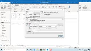 How to Schedule an email in Outlook  Office 365 [upl. by Esilanna109]