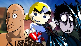 The Rock vs Paperboy vs Edward Scissorhands  RAP BATTLE ft Chase Beck Commander Jacob amp Zawesome [upl. by Ahtreb]