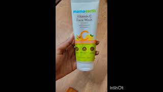 Mamaearth vitamin c face wash with vitamin c and turmeric [upl. by Otir]