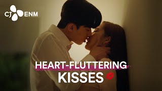 The Best HeartFluttering Kisses in KDramas  CJ ENM [upl. by Bogie]