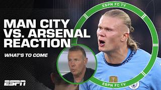 DRAMATIC RACE AHEAD 👀 Man City vs Arsenal draw REACTIONS  Whats to come this season 🔥  ESPN FC [upl. by Eiboj]