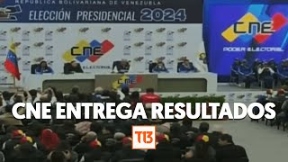 CNE da por ganador a Nicolás Maduro en Venezuela [upl. by Assenal837]