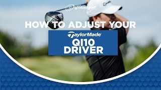 How to Adjust Your TaylorMade Qi10 Driver  GlobalGolf [upl. by Oiramej725]