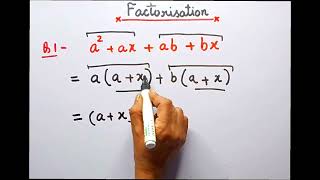 Factorisation class 8  factorisation of algebraic expressions factorisation algebra [upl. by Avalsorim]