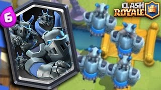 TESTEI A CARTA HORDA DE MEGASSERVOS NO CLASH ROYALE  CRIANDO CARTAS 5 [upl. by Nahbois]