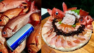 Nightfishing for MENPACHI in HAWAII  Epic sushi cake  Catch Cook Create [upl. by Salahcin]