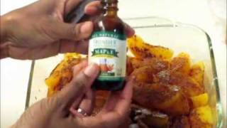 Gluten Free Cooking Series Simple Peach Cobbler Gluten Free Sugar Free candida diet safe [upl. by Llednar]