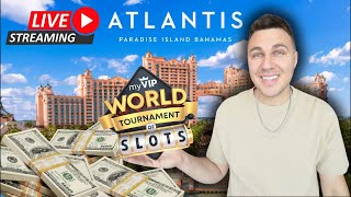 🔴The World Tournament of Slots Atlantis Paradise Island Bahamas 🎰 [upl. by Divaj236]