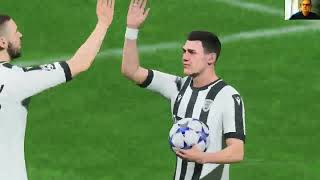 PAOK  Malmö FF My reactions and comments gameplay EA Sports FC 24 [upl. by Ashjian]