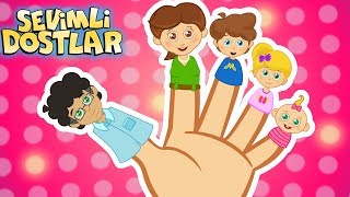 Parmak Ailesi çizgi film çocuk şarkıları 75DK Sevimli Dostlar  Kids Songs and Nursery Rhymes [upl. by Benildis]