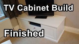 TV Cabinet Build  Finished [upl. by Ymmaj]