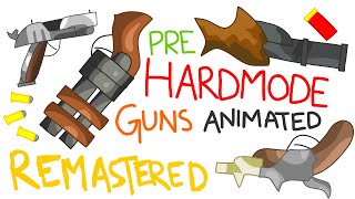 Terraria PreHardmode Guns Animated Remastered [upl. by Adnamar633]