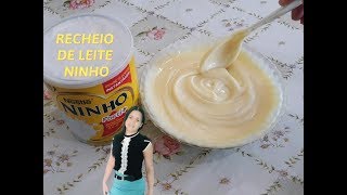 RECHEIO DE LEITE NINHO PARA TRUFAS E BOLOS FÁCIL [upl. by Haas511]