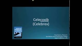 How to pronounce Celecoxib Celebrex Memorizing Pharmacology Flashcard [upl. by Athalia]