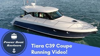 2019 Tiara C39 Coupe  Running Video [upl. by Krell]