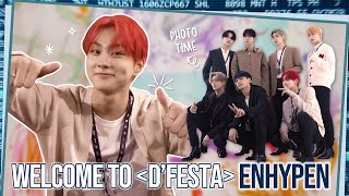 평점 만점 드리겠습니다💁‍♂️💯┃ WELCOME TO ‘DFESTA’ BEHIND ENHYPEN [upl. by Atiuqet]