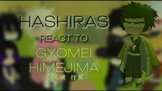 ◜ hashiras react to gyomei himejima ◞ 89  kny  spoilers angst fw [upl. by Adanar]