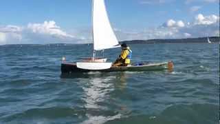 Open Canoe Sailing Group  Bucklers Hard to the Isle of Wight [upl. by Sabu]