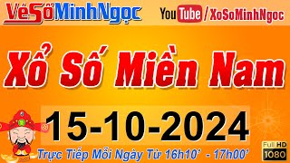 XSMN Minh Ngọc  Trực tiếp Xổ Số Miền Nam  KQXS Miền Nam ngày 15102024 KQXS Hôm Nay XSTT XSKT [upl. by Stilla]