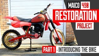 Maico 490 restoration  Part 1 Introducing the bike [upl. by Christabella]