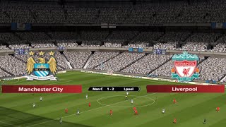 MANCHESTER CITY VS LIVERPOOL 12 FA PREMIER LEAGUE  FIFA 2005 [upl. by Ainekahs]