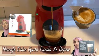 PRODUCT REVIEW NESCAFE DOLCE GUSTO PICCOLO XS  cappuccino capsule  Shopee  A Z I E Y Y [upl. by Aekal]