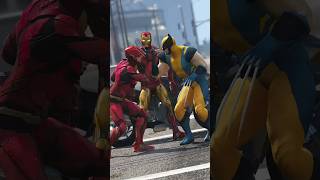 IRONMAN SAVES WOLVERINE amp FLASH FROM BLOCK ADAM gta gta5 shorts ytshorts gaming [upl. by Acimot]