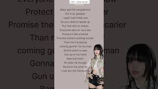 lalisa rap part lyrics✨ shorts lisa lalisa blackpink [upl. by Wallace48]