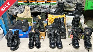 Indian Army Boot In Cheap Price  Army Store [upl. by Akinit672]