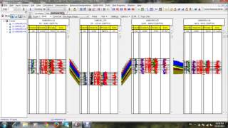 كيفية عمل correlation chart باستخدام بيانات تسجيلات الآبار على برنامج IP [upl. by Anayra525]