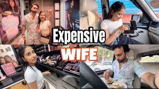 Expensive wife 🤪❤️ vishakajaatni1470 ￼ [upl. by Ahtnammas]