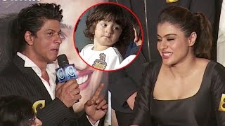 SHOCKING Shahrukh Khan Says Abram Khan HATES Kajol SRK Together [upl. by Jorgensen]