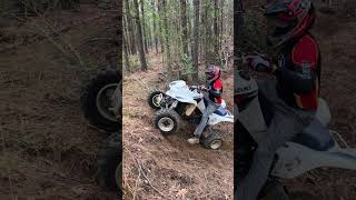 In amp Out Of The Ditch Suzuki LTZ400 Quadsport [upl. by Yettie922]