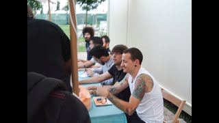 Linkin Park Meetampgreet  Concert Heineken Jamming Festival 2008 Mestre Italy  only pictures [upl. by Lewls]