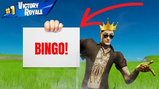 FORTNITE BINGO CHALLENGE [upl. by Gustin]