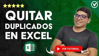 Cómo QUITAR DUPLICADOS en Excel  📊 Paso a paso muy Fácil ❌ [upl. by Viking473]