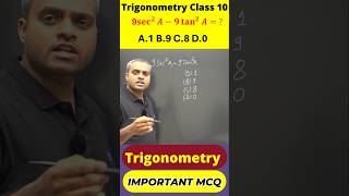 Trigonometry important MCQ 🤦🏿‍♂️Class 10 ⁉️ [upl. by Brand]