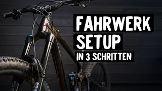 Perfektes Fahrwerk in 3 Schritten  Federgabel und Dämpfer am Mountainbike richtig einstellen [upl. by Notlehs925]