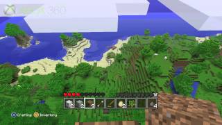 Minecraft Xbox 360 gameplay OXM Trolling [upl. by Adelia]