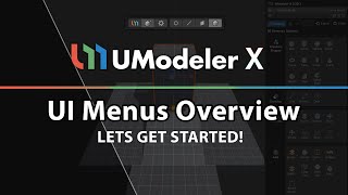 UModeler X  Intro to UI  Modeling Rigging and Painting in Unity [upl. by Kazue]