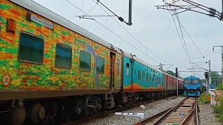 Howrah bound  22888 Humsafar Express From SMVT Bengaluru Crwals through Balugaon With AQ WAP7 30735 [upl. by Calabresi]