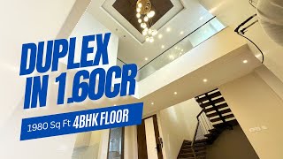 LUXURY DUPLEX FLOOR IN GATED BLOCK  160 CR [upl. by Eenahs152]